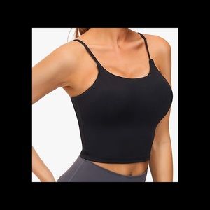 Yoga crop tank top / Sports bra for women/ Camisole tank too/